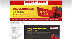 Desktop Screenshot of defro.cz
